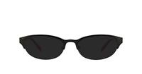 Black Converse Q010 Oval Glasses - Sun
