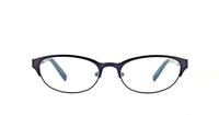 Purple Converse Q010 Oval Glasses - Front