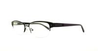 Black Cosmopolitan C102 Oval Glasses - Angle