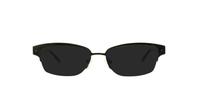 Black Cosmopolitan C102 Oval Glasses - Sun