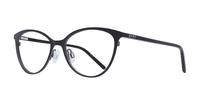 Black DKNY DK3001 Cat-eye Glasses - Angle