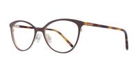 Brown DKNY DK3001 Cat-eye Glasses - Angle