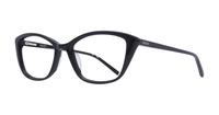 Black DKNY DK5002 Rectangle Glasses - Angle