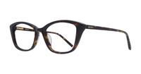 Dark Tortoise DKNY DK5002 Rectangle Glasses - Angle