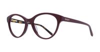 Burgundy DKNY DK5007 Cat-eye Glasses - Angle