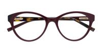 Burgundy DKNY DK5007 Cat-eye Glasses - Flat-lay