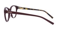 Burgundy DKNY DK5007 Cat-eye Glasses - Side