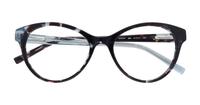 Tortoiseshell DKNY DK5007 Cat-eye Glasses - Flat-lay