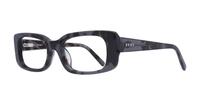 Black / Tortoise DKNY DK5020 Rectangle Glasses - Angle