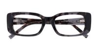Black / Tortoise DKNY DK5020 Rectangle Glasses - Flat-lay