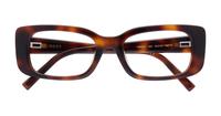 Tortoise DKNY DK5020 Rectangle Glasses - Flat-lay