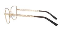 Gold / Matte Black Dolce & Gabbana DG1346 Cat-eye Glasses - Side
