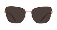 Pink Gold / Matte Bordeaux Dolce & Gabbana DG1346 Cat-eye Glasses - Sun