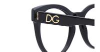 Black Dolce & Gabbana DG3334 Round Glasses - Detail