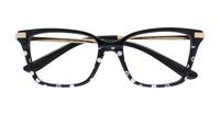 Black / Pois Dolce & Gabbana DG3345 Rectangle Glasses - Flat-lay