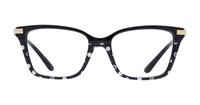 Black / Pois Dolce & Gabbana DG3345 Rectangle Glasses - Front