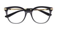 Black Transparent Dolce & Gabbana DG3346 Round Glasses - Flat-lay