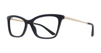 Black Dolce & Gabbana DG3347 Rectangle Glasses - Angle