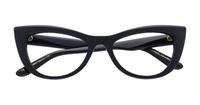 Black Dolce & Gabbana DG3354 Cat-eye Glasses - Flat-lay