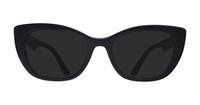Black / Transparent Grey Dolce & Gabbana DG3360 Cat-eye Glasses - Sun