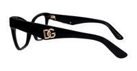 Black Dolce & Gabbana DG3369 Cat-eye Glasses - Side