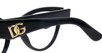 Black Dolce & Gabbana DG3372 Round Glasses - Detail