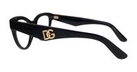 Black Dolce & Gabbana DG3372 Round Glasses - Side