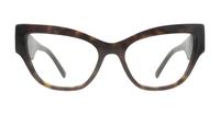 Havana Dolce & Gabbana DG3378 Cat-eye Glasses - Front