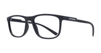 Matte Black Dolce & Gabbana DG5062 Rectangle Glasses - Angle