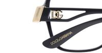 Black Dolce & Gabbana DG5065 Square Glasses - Detail
