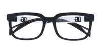 Black Rubber Dolce & Gabbana DG5085 Square Glasses - Flat-lay