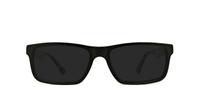 Black Dunlop D145 Rectangle Glasses - Sun