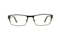 Black Dunlop D149 Rectangle Glasses - Front