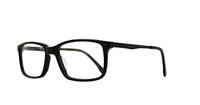 Black Dunlop D176 Rectangle Glasses - Angle