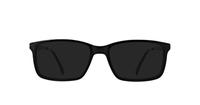 Black Dunlop D176 Rectangle Glasses - Sun