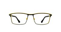 Grey Dunlop D188 Rectangle Glasses - Front
