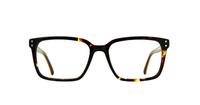 Tortoise Dunlop D190 Square Glasses - Front