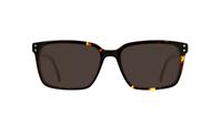 Tortoise Dunlop D190 Square Glasses - Sun