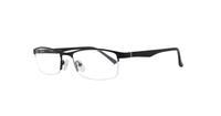 Black Dunlop D202 Square Glasses - Angle