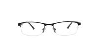 Black Dunlop D202 Square Glasses - Front