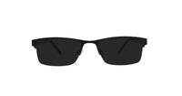 Black Dunlop D204 Square Glasses - Sun