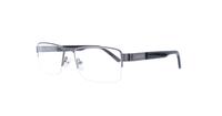 Gunmetal Dunlop D215 Square Glasses - Angle