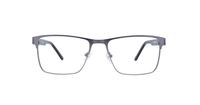 Gunmetal Dunlop D217 Square Glasses - Front