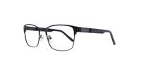 Black Dunlop D218 Square Glasses - Angle