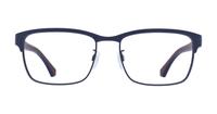 Matte Blue Emporio Armani EA1098 Rectangle Glasses - Front