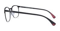 Matte Black Emporio Armani EA1114 Oval Glasses - Side