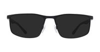 Matte Black Emporio Armani EA1131-54 Oval Glasses - Sun