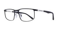 Matte Black Emporio Armani EA1131 Round Glasses - Angle