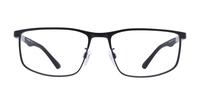 Matte Black Emporio Armani EA1131 Round Glasses - Front