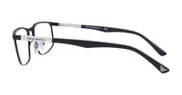 Matte Black Emporio Armani EA1131 Round Glasses - Side